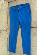 Tommy Hilfiger Slim Fit Size 2 Mid Rise Royal Blue Pants