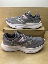 Saucony Women's Ride 15 Running Alloy/Quartz Size 6.5 - Clean Great Preowned