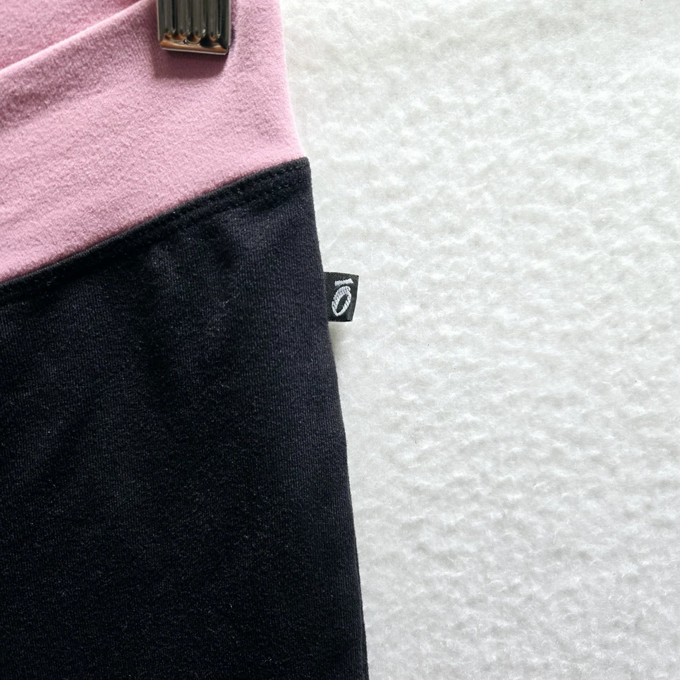 Calça Otomix Feminina Calça de Moletom Treino Corte Reto Elástico Preto Rosa Ginásio Extra Grande - Imagem 3 de 4