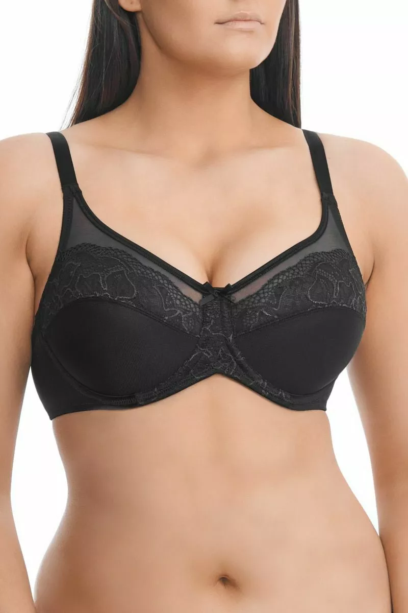 Playtex Ladies Shaping Minimiser Underwire Bra size 14F Colour Black