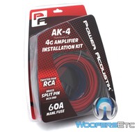 Power Acoustik Ak-4 4 Gauge Amplifier Complete Installation Kit Twisted Rca Jack on sale Power Acoustik Ak-4 4 Gauge Amplifier Complete Installation Kit Twisted Rca Jack on sale