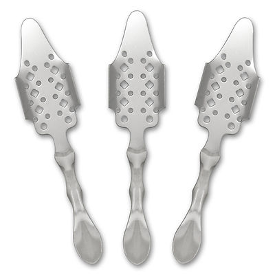 3x Absinth Löffel Bistro - Absinthe Spoon - Cuillère à Absinthe originale