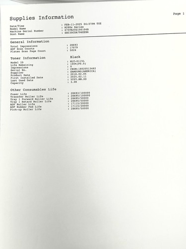 Samsung Xpress M2880FW All In One Wireless Laser Printer, Pg: 28.5k Tested - Picture 6 of 16