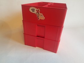 LEGO 791-1 793-1 Storage Box Blue Red lot Universal Building Set Supplemental