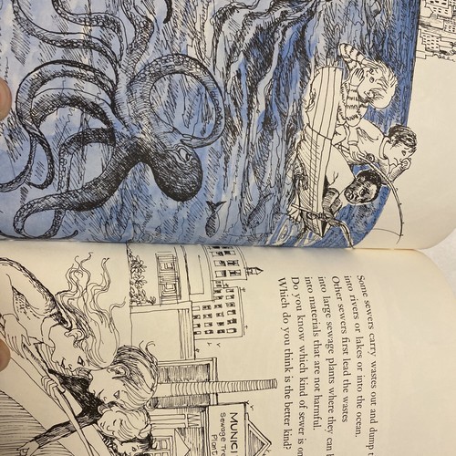 RARE Vintage Children's Book Water On Your Street By Seymour Simon Book 1974 - Picture 5 of 9