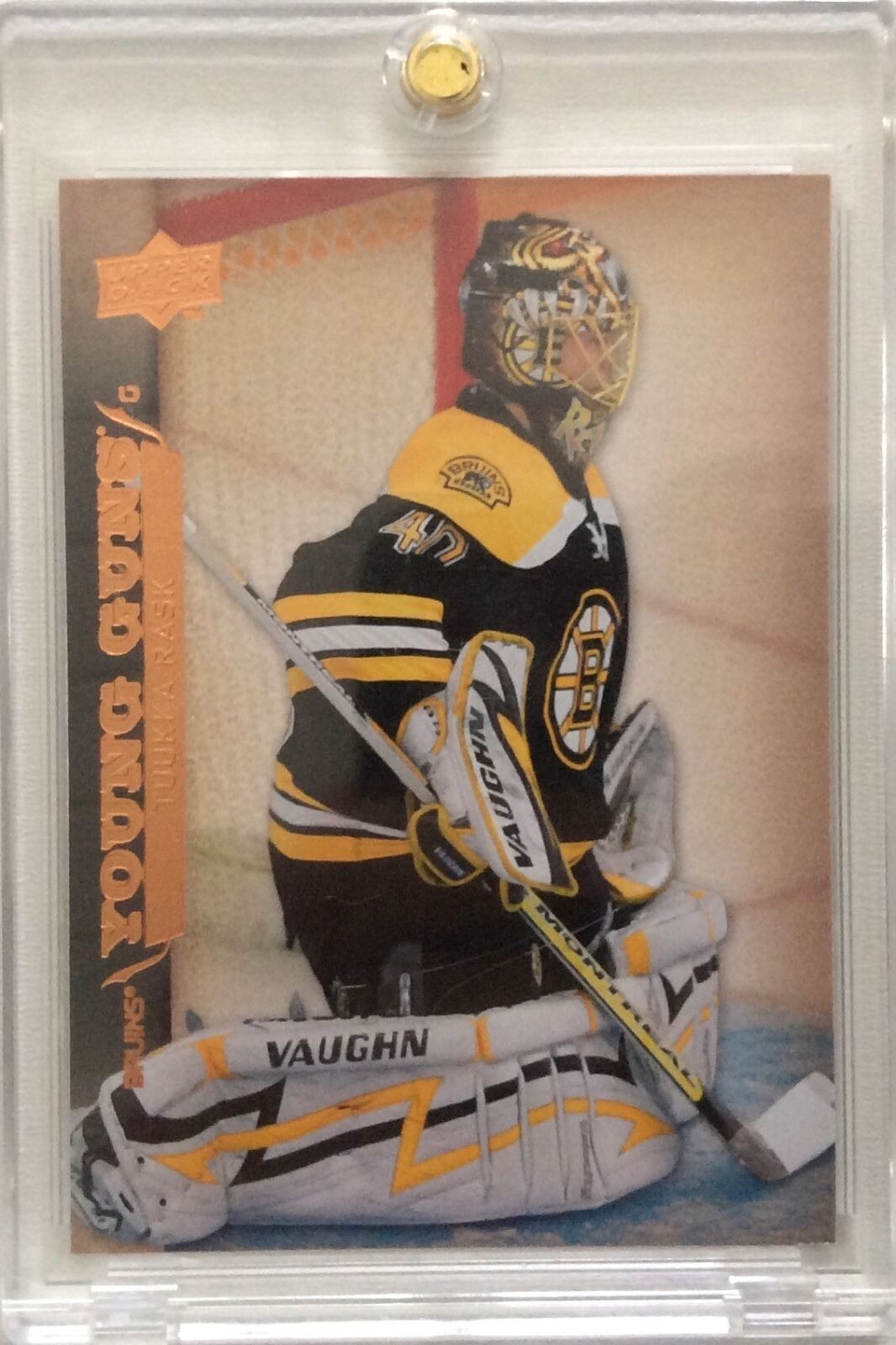 2007-08 Upper Deck Young Guns Hockey Rookie RC #456 Tuukka Rask