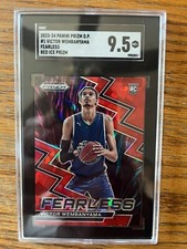 2023 Prizm D.p. Victor Wembanyama Rc #1 Fearless -Red Ice Prizm -SGC 9.5