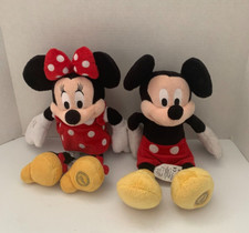 Mickey  Minnie Mouse Plush Authentic Original Disney Store 12 Inches