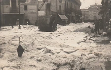 34 rare hailstorm photo card of May 13, 1922 in Montpellier