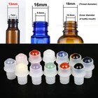 Natural Crystal Roller ball cap for Essential Oil roll on Bottle 13mm 16 mm 18mm
