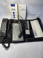 Full Set Motorola SCN2500A Vintage mobile Phone w/ B/ case/ antenna/ Car Adpt