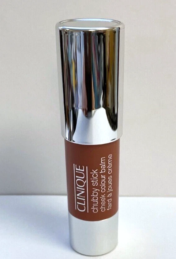 Clinique Chubby Stick Bálsamo Color de mejillas 01 Amp’d Up Apple 0,13 oz/3,6 g NUEVO Foto 3 de 3