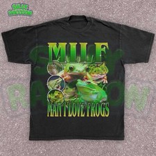 Funny Frog Unisex Shirt, MILF Man I Love Frogs Tee, Sarcastic Animal Men Top