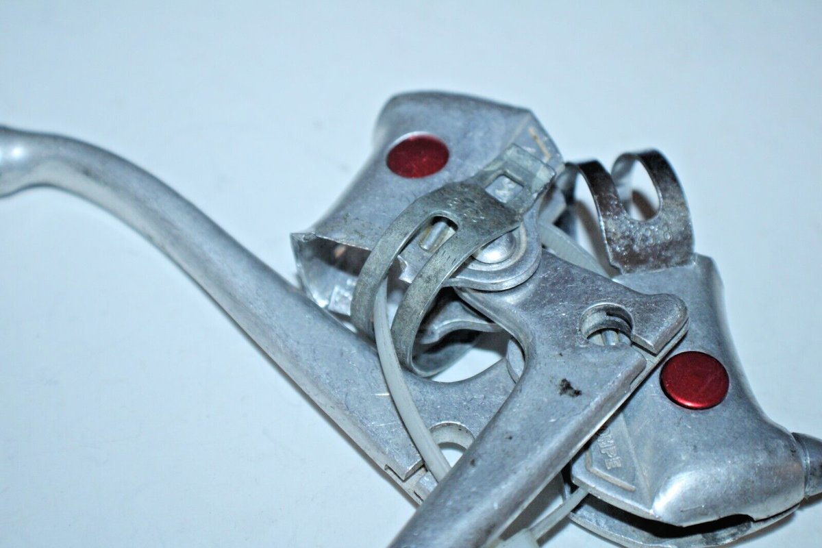 Levier De Frein Vintage Dia-Compe – 23.8 Mm – Argent – Pour Guidon Plat (Occasion, AS IS)