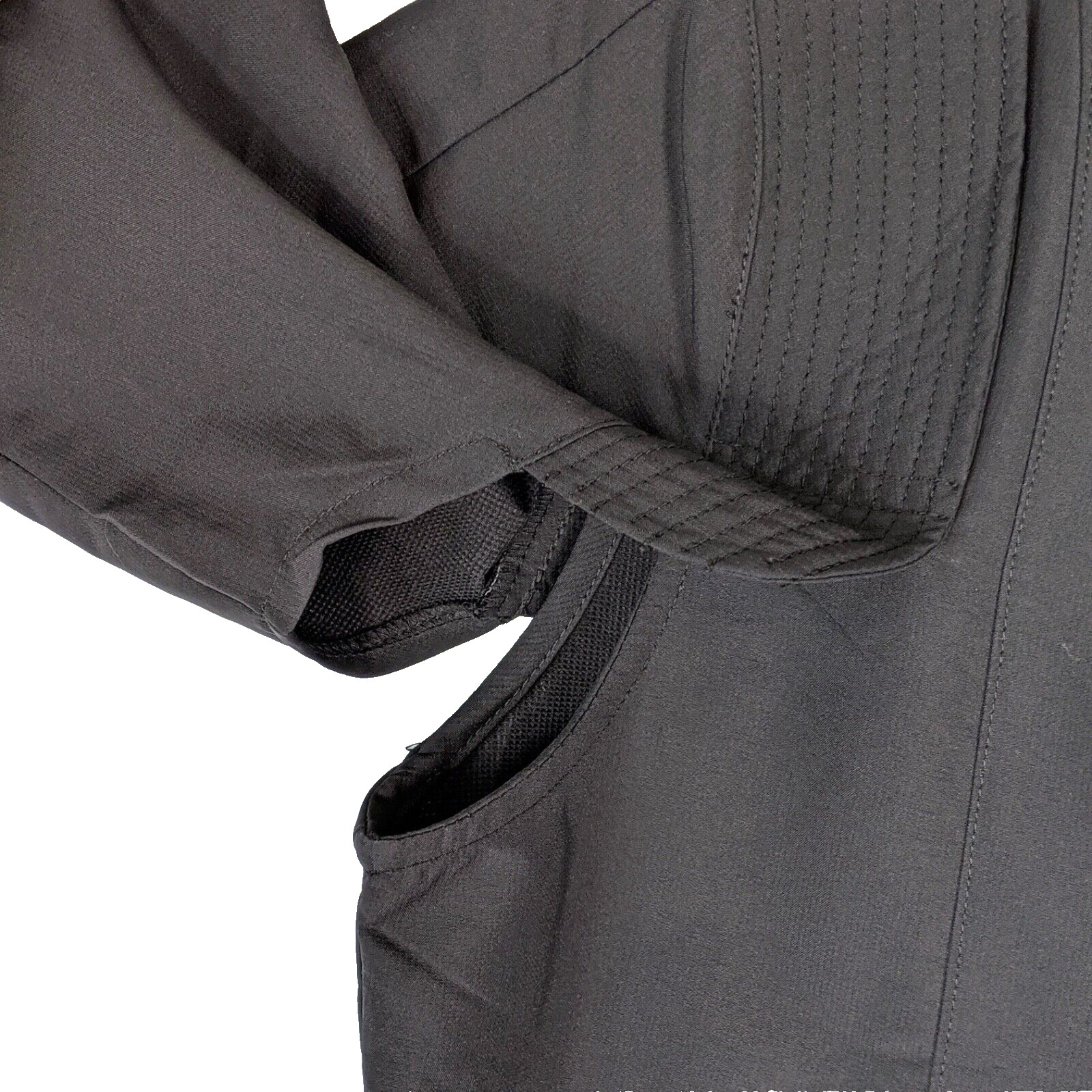 Rare Adidas Tech Jacket 556079 AZF001 Asym Zip Mesh Armpit Vent Moto Look Large image 5