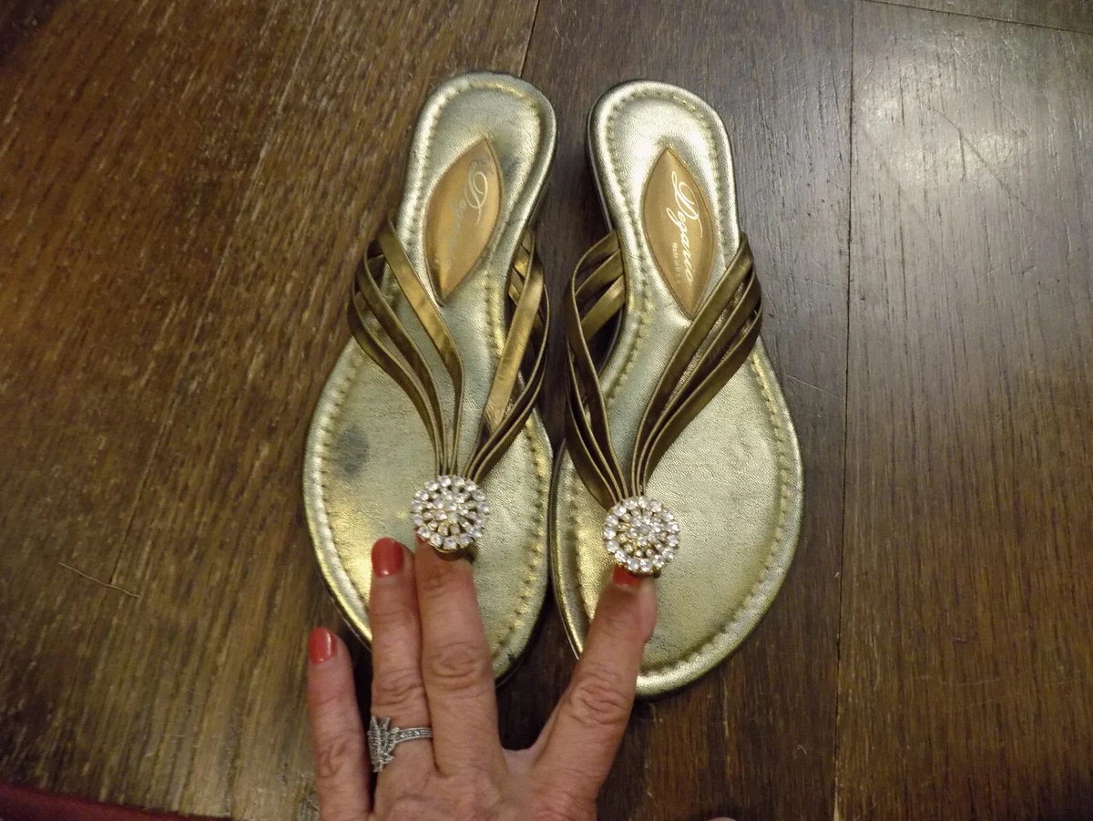 Dressy thong sandals sales