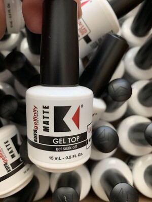 Kupa Gelfinity Top Coat Matte No Cleanse Gel Polish 0.5oz On Sale FAST SHIPPING