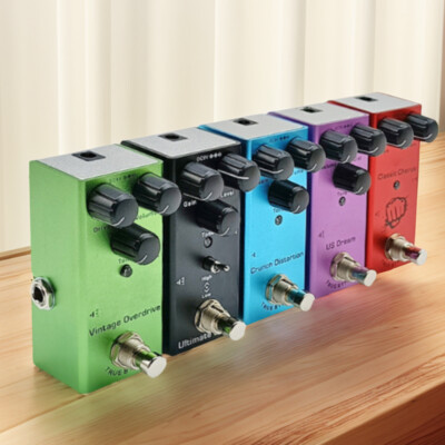 Mini Single Type Guitar Effect Pedal Overdrive Distortion Chorus Tremolo Delay