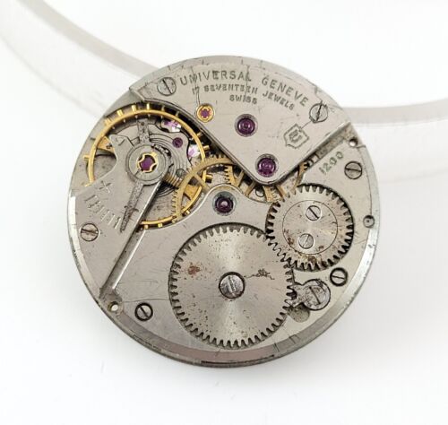 UNIVERSAL Geneve Hand-Winding Movement Caliber 1200 to restore or parts. - Picture 2 of 6