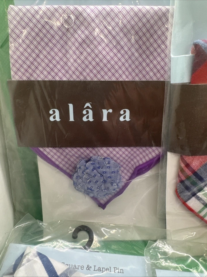 LOTE de 4 solapas cuadradas de bolsillo y solapas para hombre Nordstrom Rack Alara precio de venta sugerido por el fabricante 59,88 A USD Foto 4 de 4