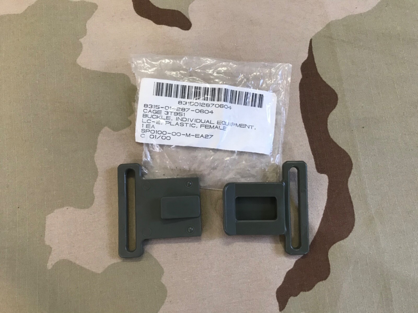 TA-50 BUCKLE INDIVIDUAL EQUIPMENT LC-2 PLASTIC PISTOL BELT REPAIR 