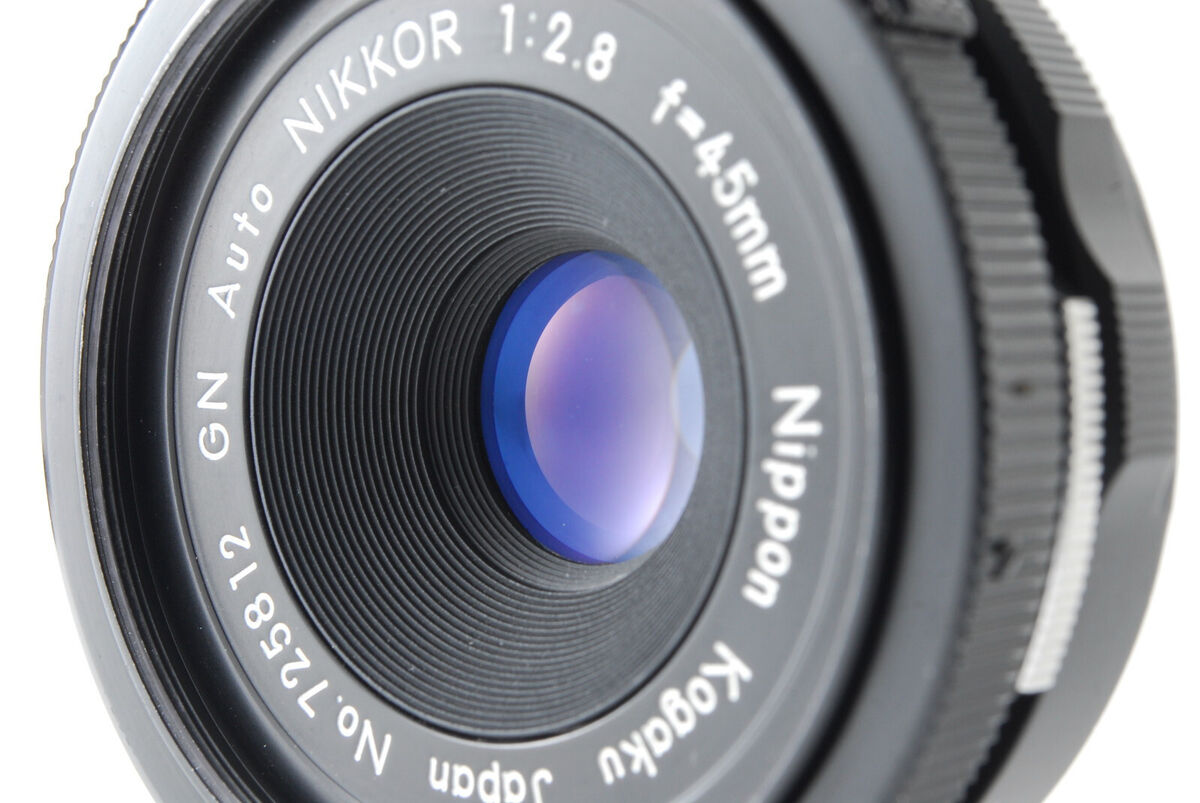 NEAR MINT】 Nikon GN Auto Nikkor 45mm f2.8 Non-Ai Pancake MF NEAR MINT】 Nikon GN Auto Nikkor 45mm f2.8 Non-Ai Pancake MF
