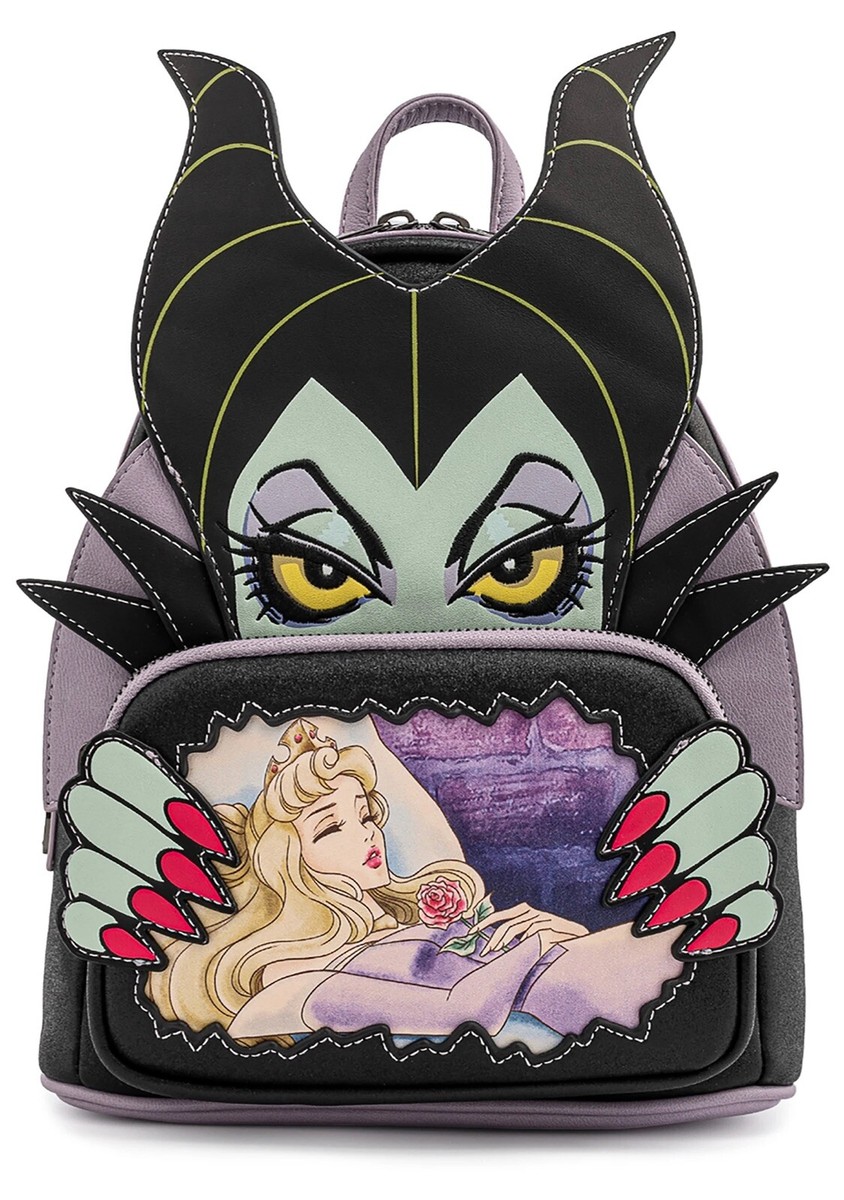 ❗️NEW❗️Disney Malificent Mini Backpack Amazon.com: Loungefly Disney Villains Malificent Convertible  main image 2