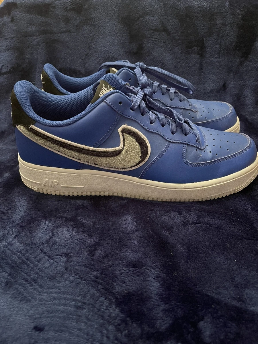 Mens Nike Air Force 1 '07 LV8 (Black/Royal)