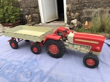 GAMA MECHANIK - TRACTEUR ROUGE  - JOUET ANCIEN -