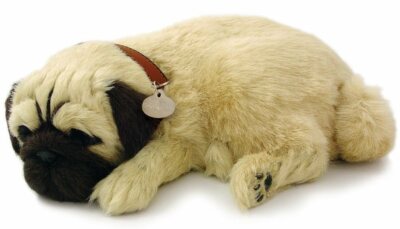 Doudou Loutre Perfect Petzzz ® Chat Gray Tabby Qui Respire The Original Breathing Pet Chat Qui Miaule