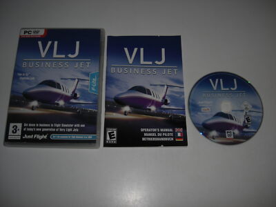 VLJ BUSINESS JET PC DVD Add-On Microsoft Flight Simulator 2004 & X FSX FS2004 FS