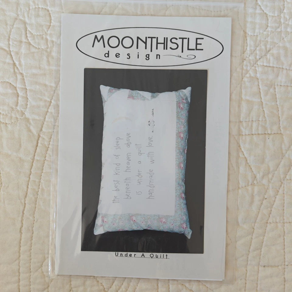 "Under A Quilt" Block Embroidery Template Pattern By Moonthistle Design - Image 2 of 4