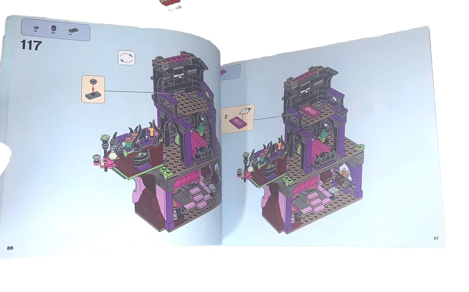 Lego Elves 41180 Raganas Magic Shadow Castle somente manual - Imagem 3 de 4