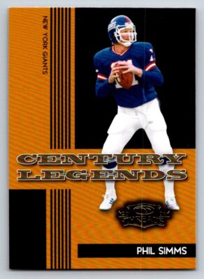 2006 Donruss Threads #CL-13 Phil Simms New York Giants