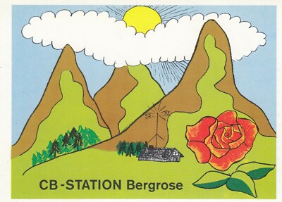 AK QSL Funk CB Amateurfunk W Kochhauser Station Bergrose Solingen Deutschland Ref QSL