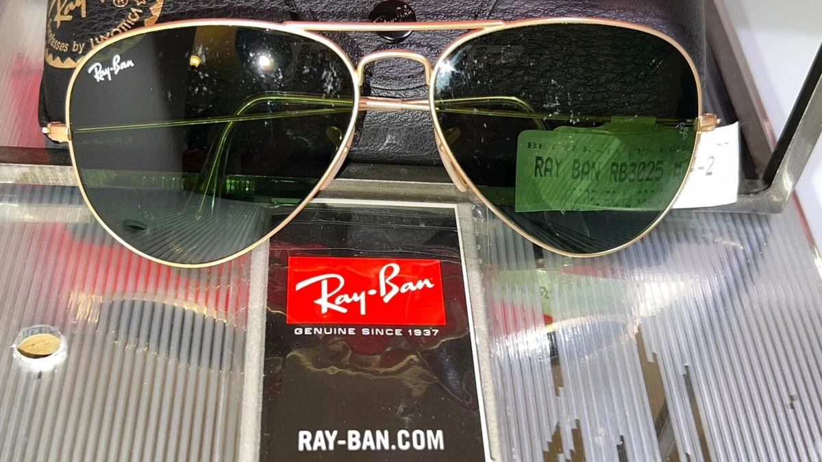 Ray ban 58mm aviator polarized best sale sunglasses