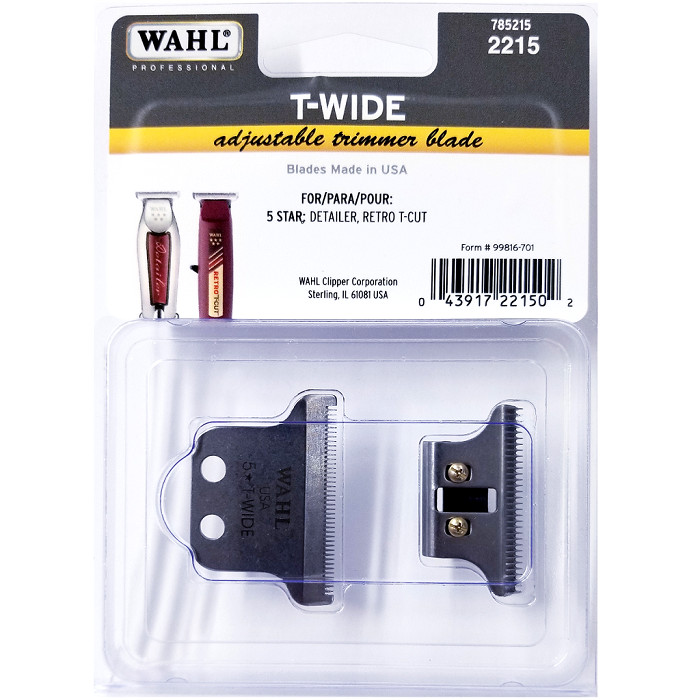 Wahl 5 Star T-WIDE adjustable Detailer, Retro and Detailer L