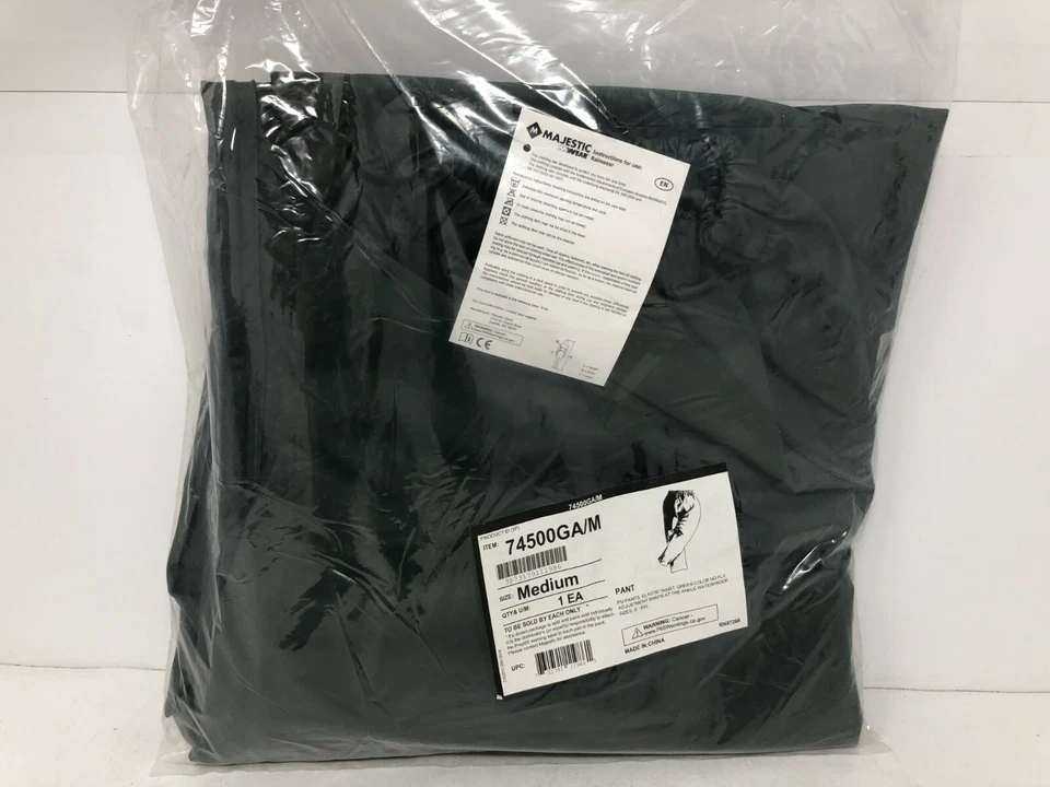 Majestic Glove M-Wear All-Season Polyurethane Waterproof Rain Pants - M 5pk - Image 2 of 4