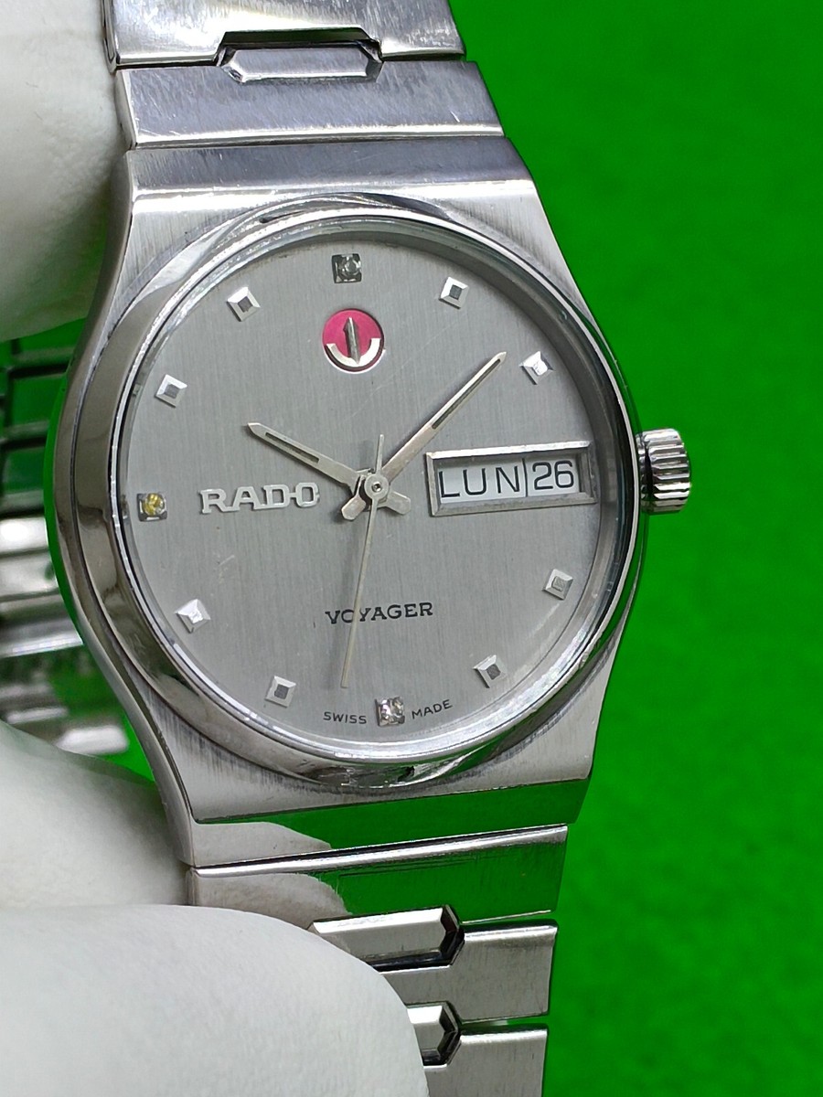 vintage RADO VOYAGER watch 17 Jewels Automatic Day / Date