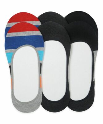 Jefferies Socks Mens No Show Invisible Liner Low Cut Loafer Boat Socks 3 Pair