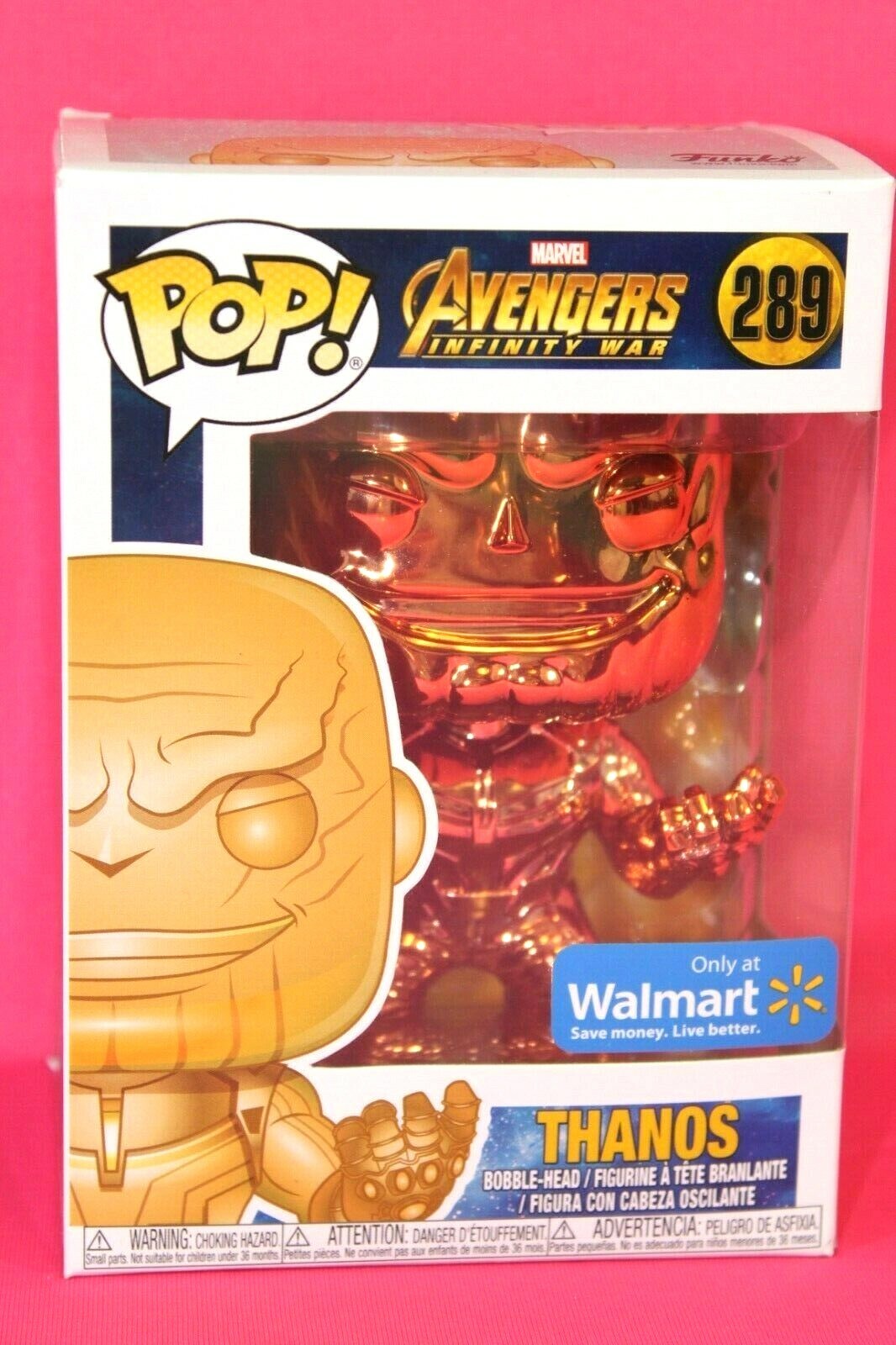 orange chrome thanos pop