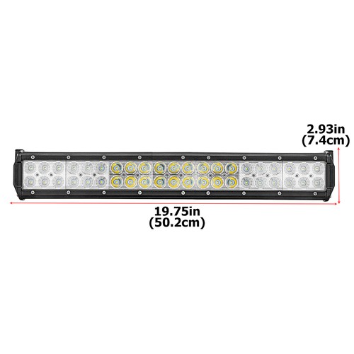 126W 20" LED Light Bar + Bull Bar Combo – Bumper/Grille Mount, 3800 Lumens – Willpower