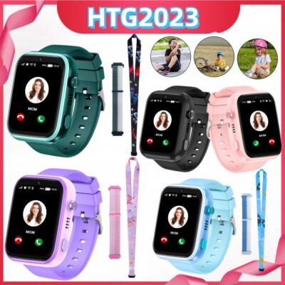 4G Kinder Smartwatch WiFi Videoanruf Telefon mit GPS SOS für Kinder Geschen Neu