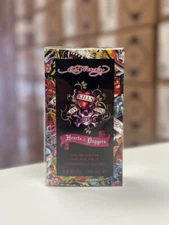 * HEARTS & DAGGERS * Ed Hardy 3.4 oz edp Perfume Women * BRAND NEW SEALED BOX *