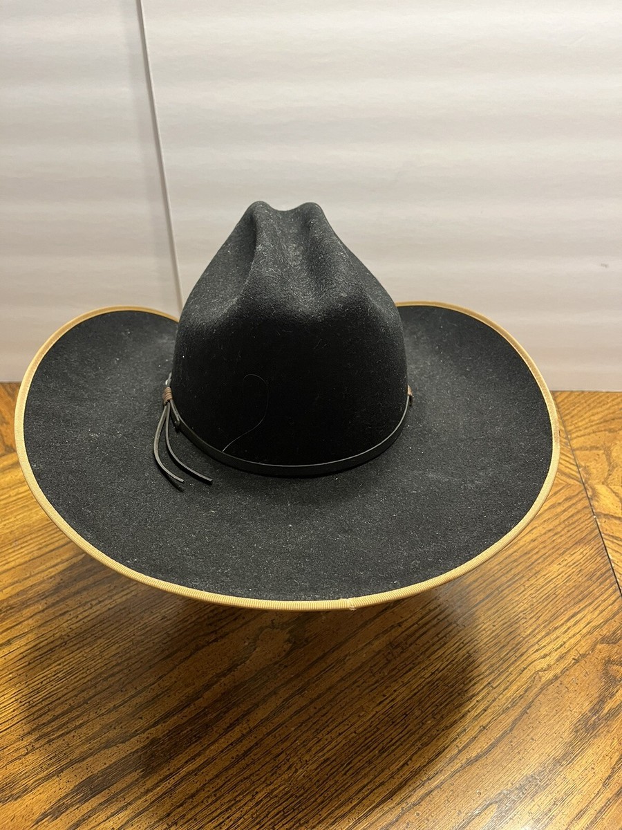 Resistol Telluride Self Confirming Wool Cowboy Hat XX Black 