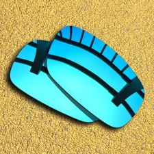 US Polarized Lenses Replacement for-Maui Jim Peahi Sunglasses - Ice Blue Mirror