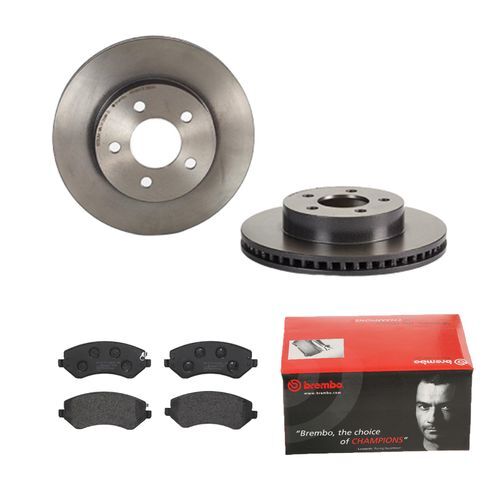 Brembo Bremsscheiben Coated Ø288Mm + BremsbelÄGe Vorne FÜR Jeep Cherokee KJ-image