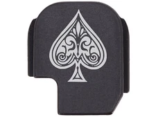 Slide Cover Back Plate for Sig P365 Anodized Aluminum, Gun Accessories, Black