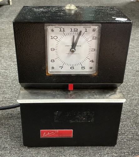 Vintage Latham 2156 Time Clock Stamper
