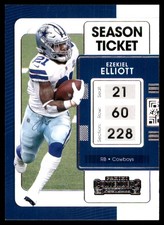 Ezekiel Elliott 2021 Panini Contenders #26 Texans NFL READ FREE SHIPPING